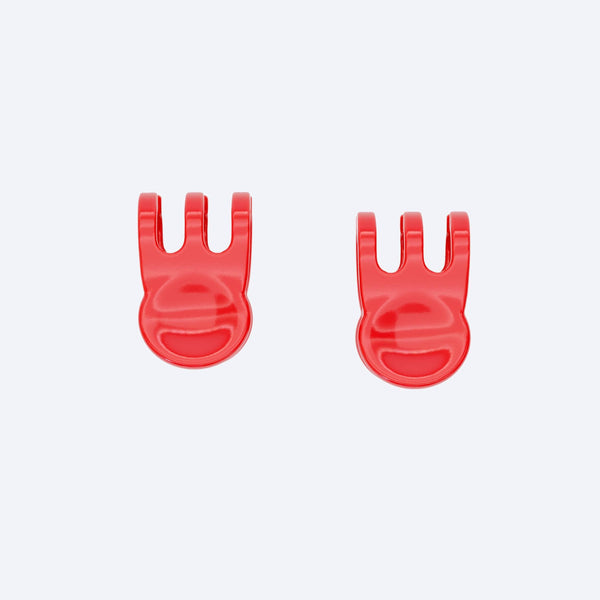 Strawberry Mini Claw Clip Hoop Earrings