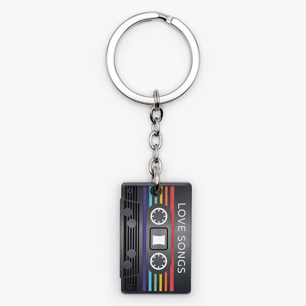 Love Songs Cassette Tape Keychain