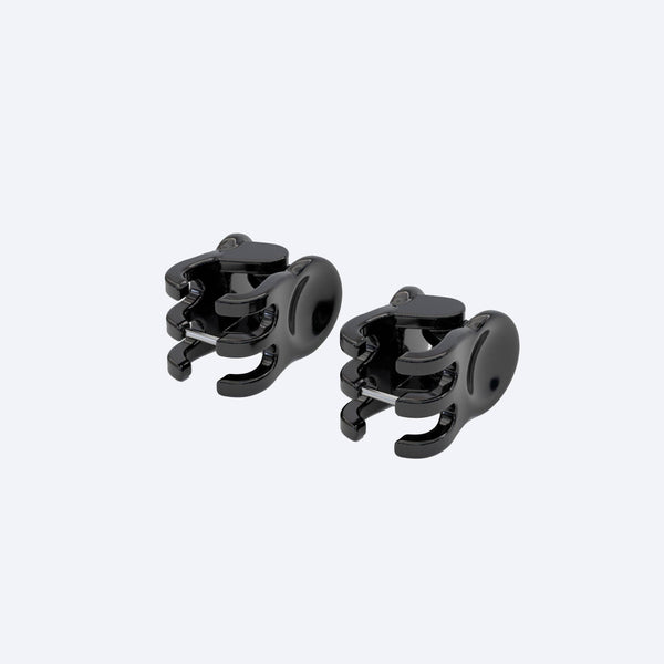 Blackberry Mini Claw Clip Hoop Earrings