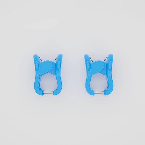 Blueberry Mini Claw Clip Hoop Earrings