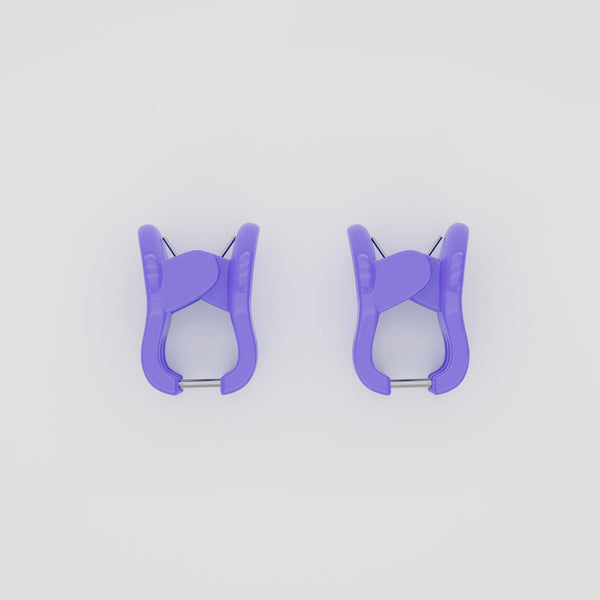 Fig Mini Claw Clip Hoop Earrings