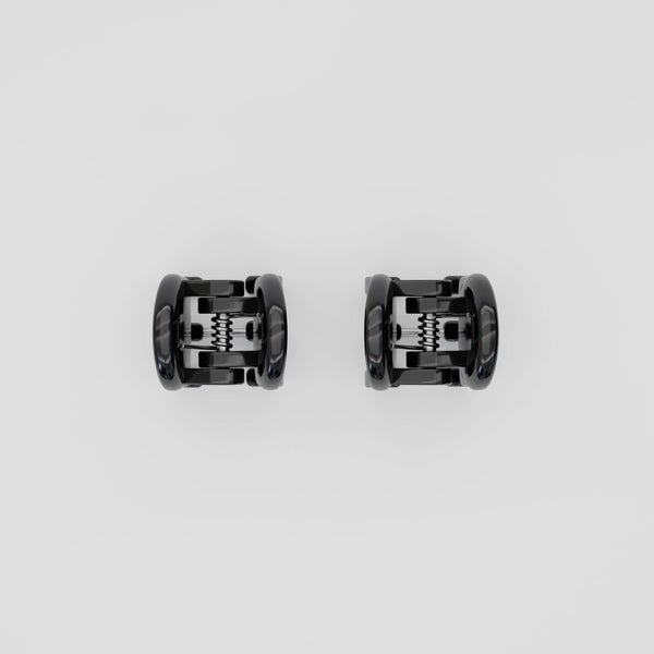 Blackberry Mini Claw Clip Hoop Earrings
