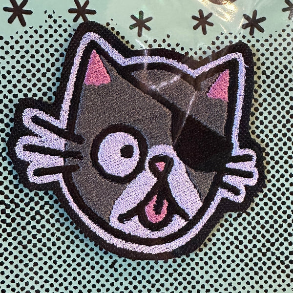 Eyepatch Cat Sew-On Patch