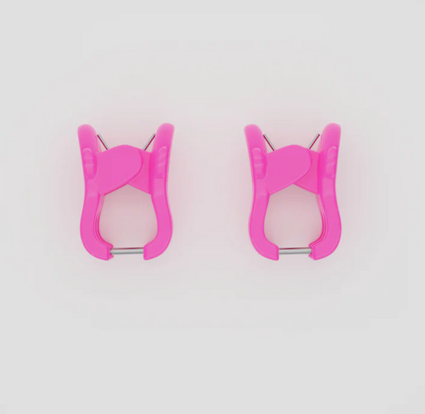 Dragon Fruit Mini Claw Clip Hoop Earrings