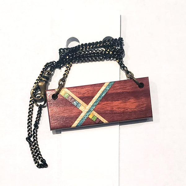 Plank Recycled Skateboard Necklace
