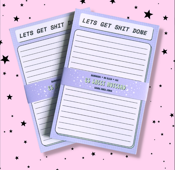 Let’s Get Shit Done Notepad