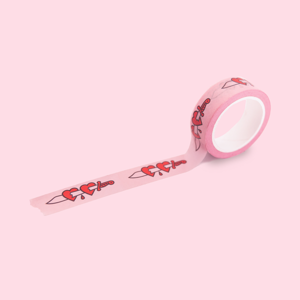 Heart & Dagger Washi Tape