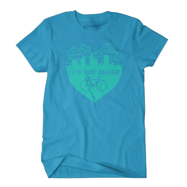 Let's Ride Raleigh Tee (Blue)