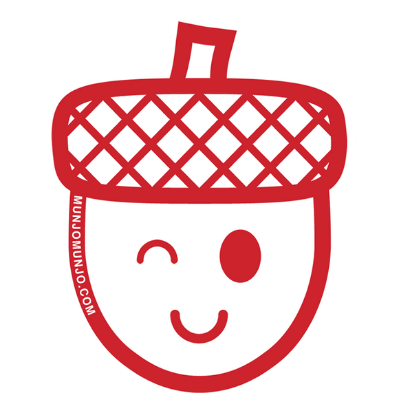 Acorn Sticker (Red)