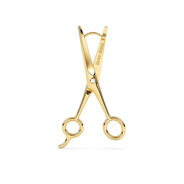 Gold Scissor / Hairdressing Shear Earrings
