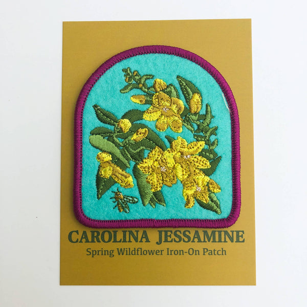 Carolina Jessamine Iron-On Patch