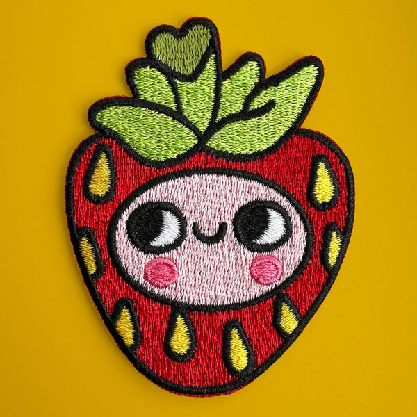 Strawbebby Strawberry Iron On Patch