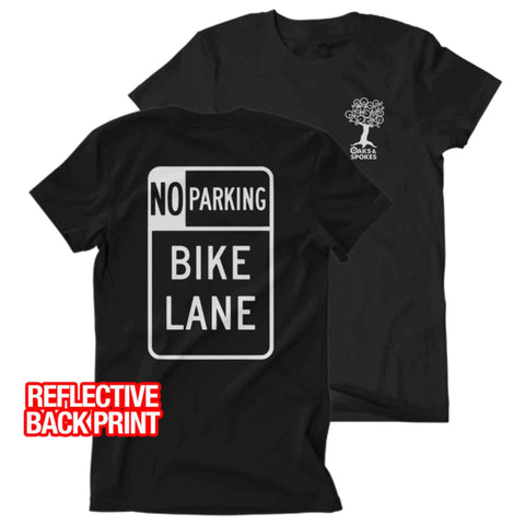 No Parking Bike Lane Tee (Reflective) – MunjoMunjo