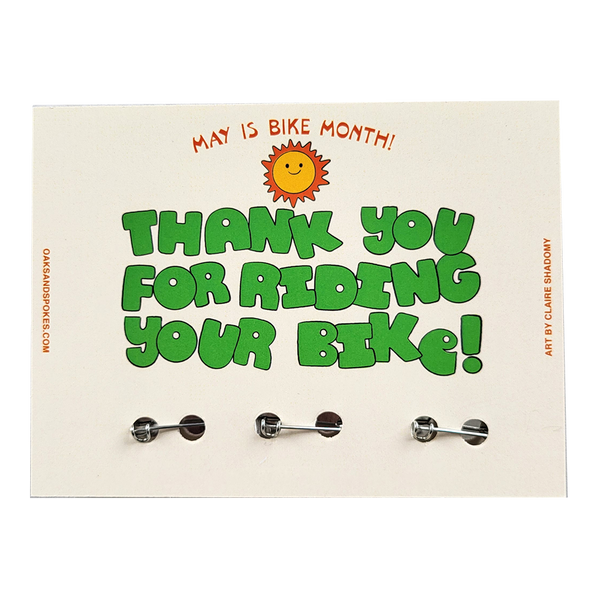 Bike Month Button Pack