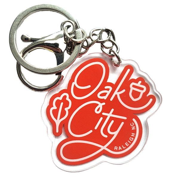 Oak City Acrylic Keychain