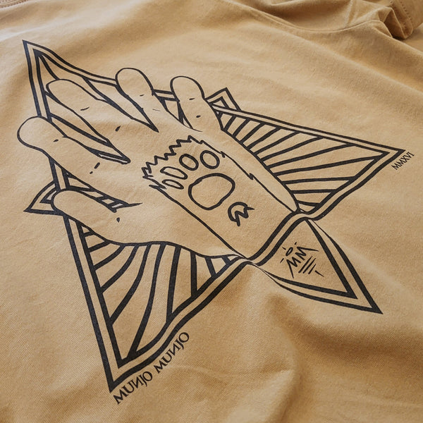 Hand & Paw Tee - Toast