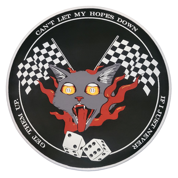 Can't Let My Hopes Down Cat Big Back Patch
