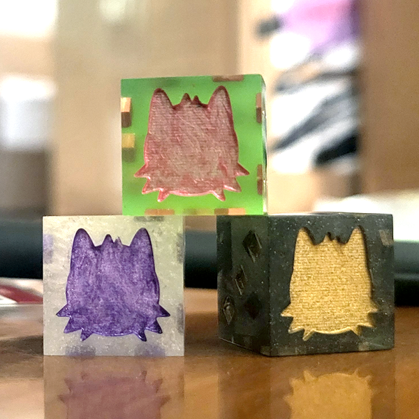 No Luck Drawing Dice Set