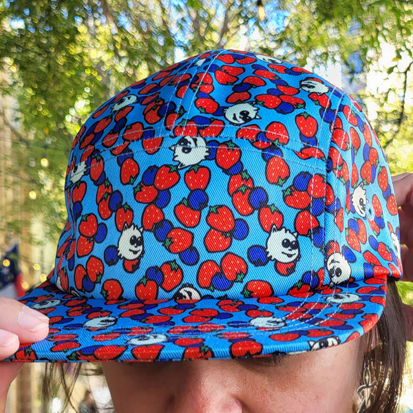 Berries All Over Print Camp Hat