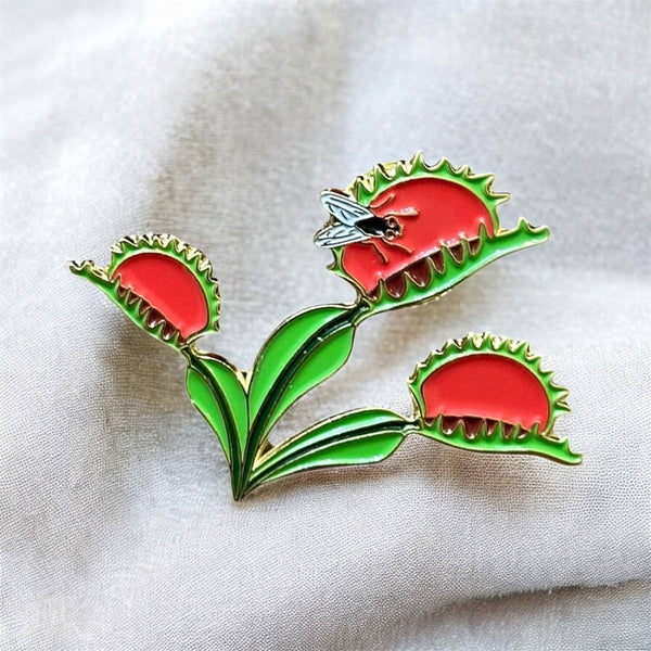 Venus Flytrap Enamel Pin - NC Native Plant!