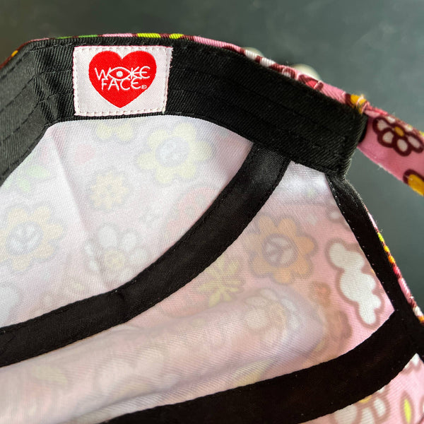 Strawbebby /Strawberry Pattern 5 Panel Camp Hat
