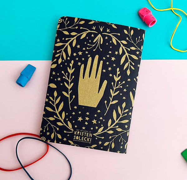 Blue Hands Pocket Journal/Sketchbook