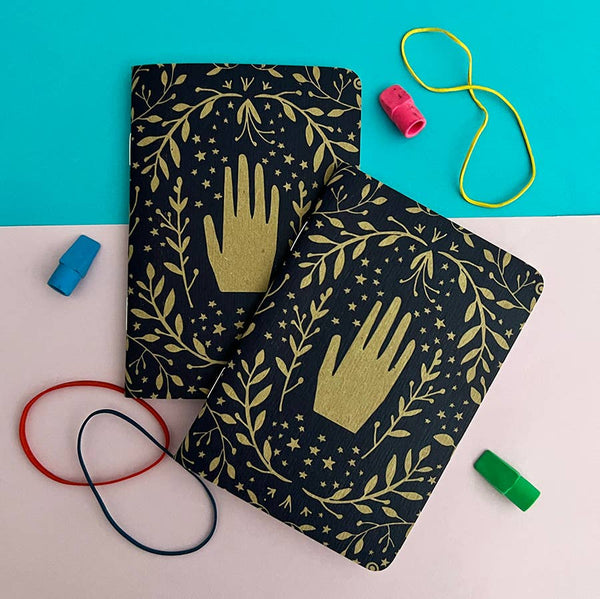 Blue Hands Pocket Journal/Sketchbook