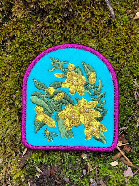 Carolina Jessamine Iron-On Patch