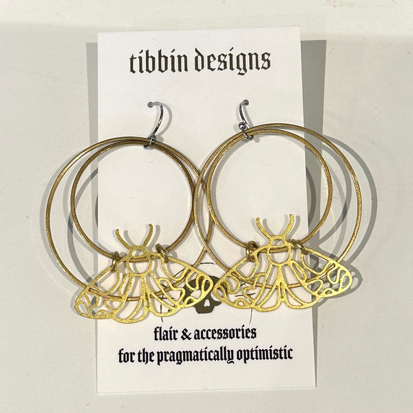 Moth Earrings
