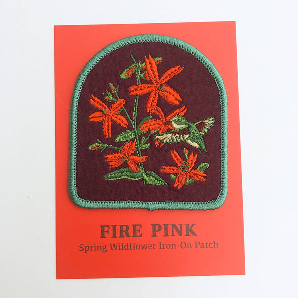 Fire Pink Iron-On Patch
