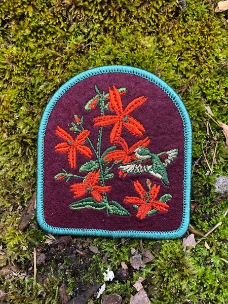 Fire Pink Iron-On Patch