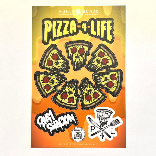 Pizz-4-Life Sticker Sheet
