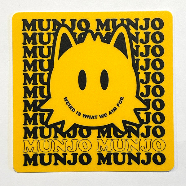 Smiley Weird is what we aim for Sticker