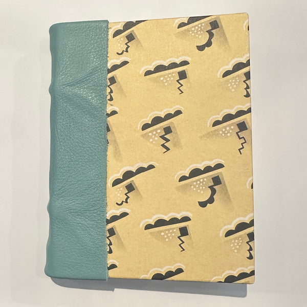 Pastel Cord & Leather-Bound Journal /Sketchbook