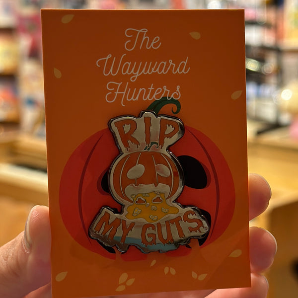 RIP My Guts Pumpkin Enamel Pin