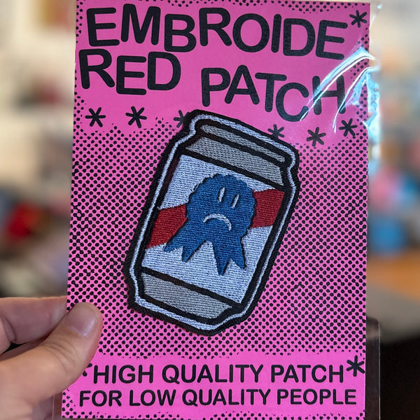 Beer Can Sew-On Patch