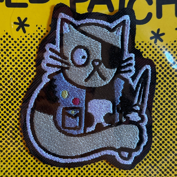 Knife Cat #2 Sew-On Patch