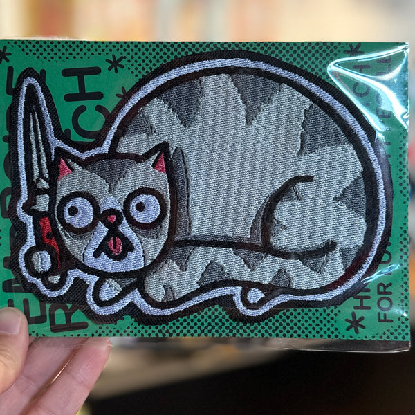 Knife Cat #1 Sew On Patch