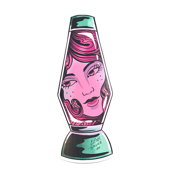 Lava Lamp Lady Sticker