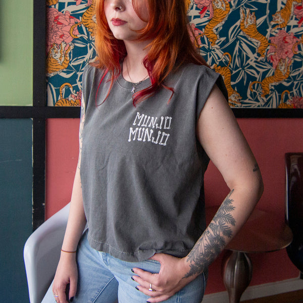 Bones Crop Muscle Tee
