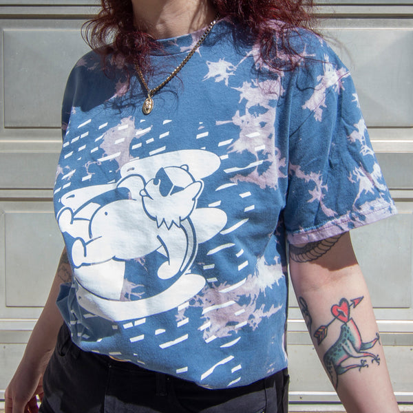 Floaty Boi Bleach Dye Tee