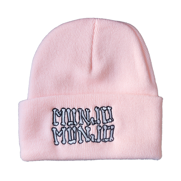 Bones Beanie (Soft Pink)
