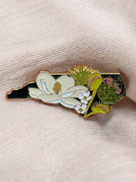 NC Native Plants Enamel Pin