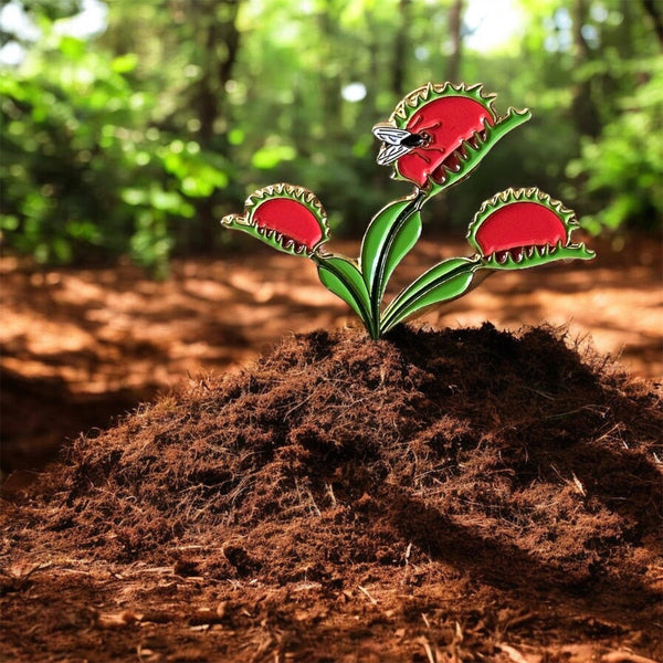 Venus Flytrap Enamel Pin - NC Native Plant!