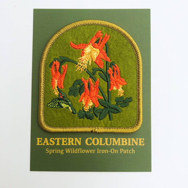 Eastern Columbine Iron-On Patch