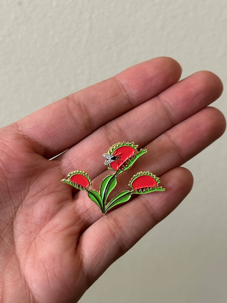 Venus Flytrap Enamel Pin - NC Native Plant!