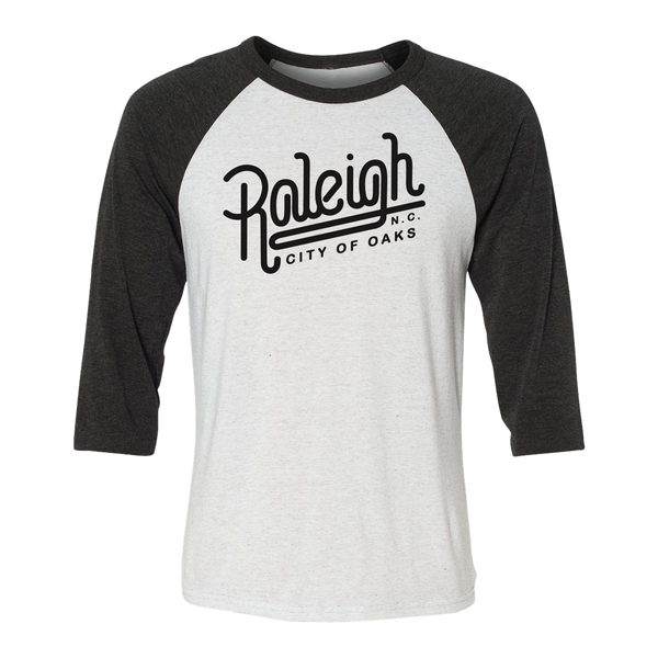 City of Oaks Baseball Tee - Black