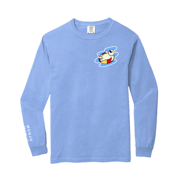 Floaty Boi Cool Blue Long Sleeve Tee