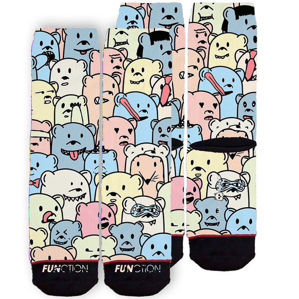 Bear Hangs Socks - Pastel