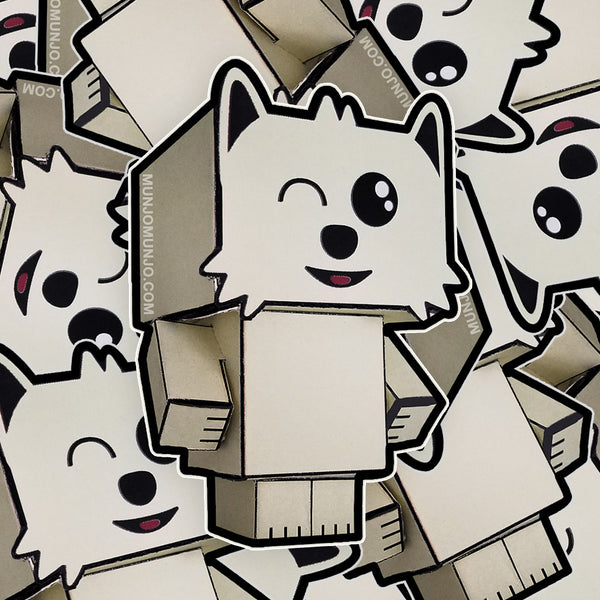 Cubecraft Munjo Dog Sticker